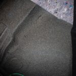 Trunk interior of the black 1978 Pontiac Trans Am WS6 showing the clean restored finish, part of the complete restoration covering the body, engine bay, interior, and trunk