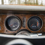 Close-up of the factory U14 supplemental gauge package and speedometer cluster in the 1972 Chevrolet Camaro RS/SS, original and fully functional