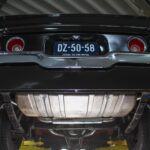 Undercarriage of the 1972 Chevrolet Camaro RS/SS 396 showing original frame and floor panels, no rust or repairs, consistent with a solid Texas/New Mexico survivor car